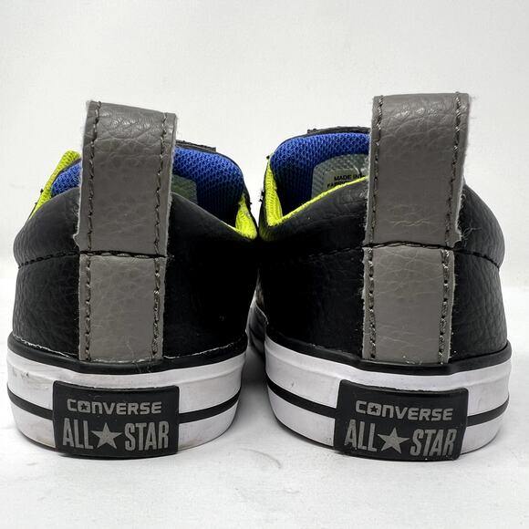 Converse All Star Sneakers Kids Size 6 Black & Green Chuck Taylor Extra Comfort - Picture 3 of 10